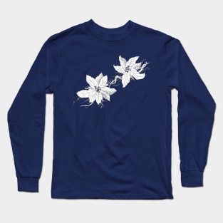 Lined Petals Long Sleeve T-Shirt